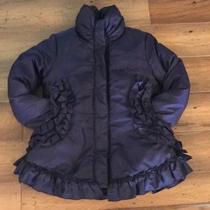 Super cute Lemon Loves Lime girls puffer coat! 💜